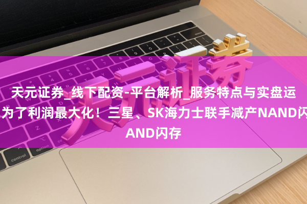 天元证券_线下配资-平台解析_服务特点与实盘运作 为了利润最大化！三星、SK海力士联手减产NAND闪存